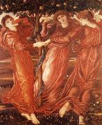 Sir Edward Coley Burne-Jones The Garden of the Hesperides oil on canvas